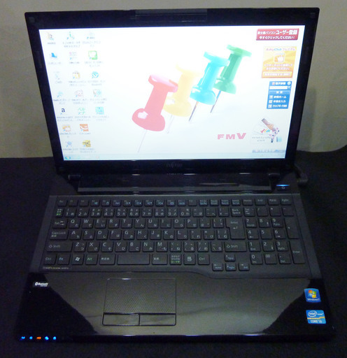 富士通　LIFEBOOK　AH45/H　FMVA45H　Win7 Core i3 2.3GHz メモリ4GB LEDバックライト　約2cm　超スリムボディ　動作OK　保証有り