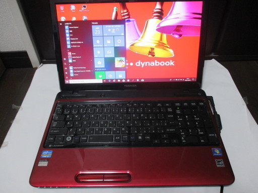 【美品】東芝dynabook T451/46EＲＤ Corei5／キーボード新品取替／Win10ノートパソコンリカバリー済 中古動作品