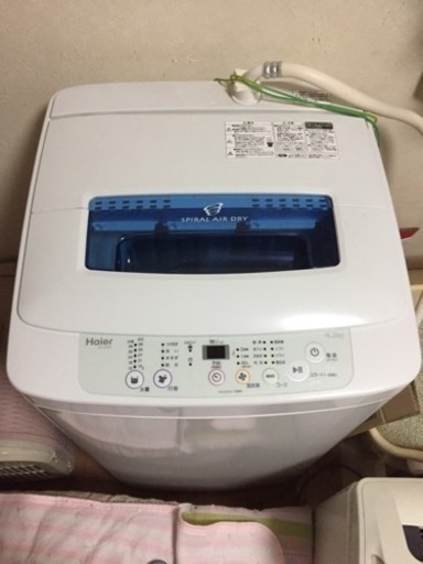洗濯機  Haier JW-K42H 4.2kg ☆美品☆