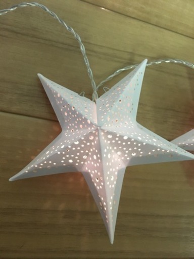 Ikea 星形付きledライトチェーン れいこ 運動公園前のその他の中古あげます 譲ります ジモティーで不用品の処分