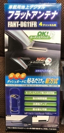 日立モバイル フラットアンテナ FANT-DG11FR