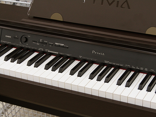 CASIO カシオ Privia 電子ピアノ 88鍵 2016年製 PX-760 ブラウン 中古品 動作確認済み