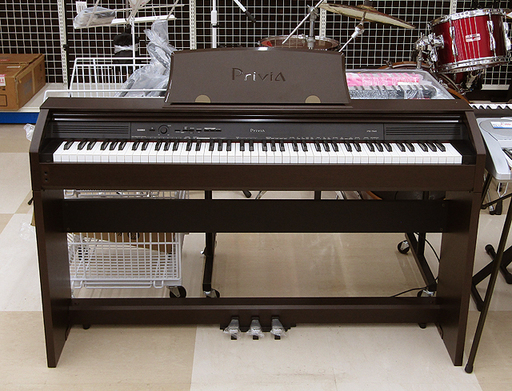■値下セール中■Privia PX-760 ブラウン 88鍵 デジタルピアノ CASIO カシオ Privia 電子ピアノ 88鍵 2016年製 PX-760 ブラウン 中古