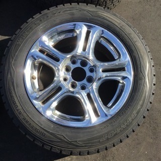 185/65R15 スタッドレスタイヤ付 メッキアルミ付