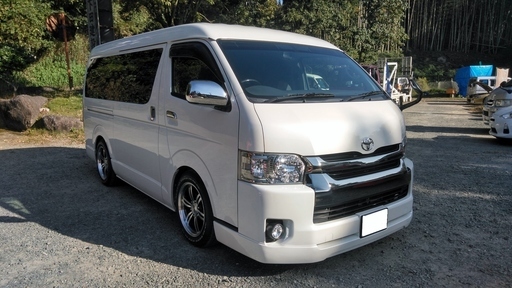 平成27年式ハイエースバンスーパーglダークプライムワイドロング ミドルルーフ ベットキット他 ｇａｒａｇｅわいず 御代志のハイエース の中古車 ジモティー