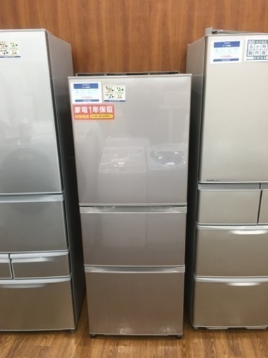 1年保証付 3ドア冷蔵庫