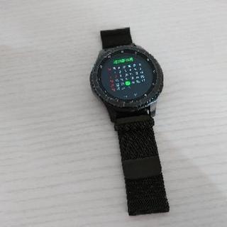 galaxy gear S3 frontier バンド付き