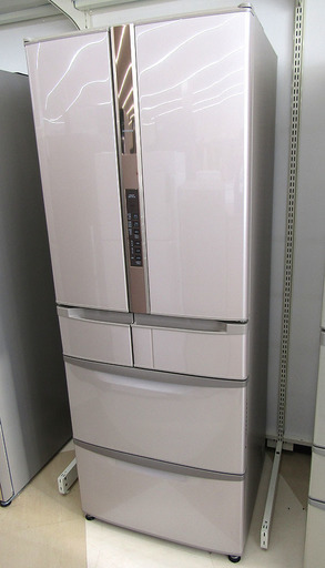 日立/HITACHI ノンフロン冷凍冷蔵庫 R-SF480CM(T) ソフトブラウン 475L