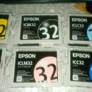 【中古】EPSON　プリンタ　インク　IC32シリーズ