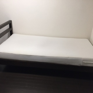 無印良品シングルベッド　バーチ材ベッド／ハイタイプ　マットレスセット