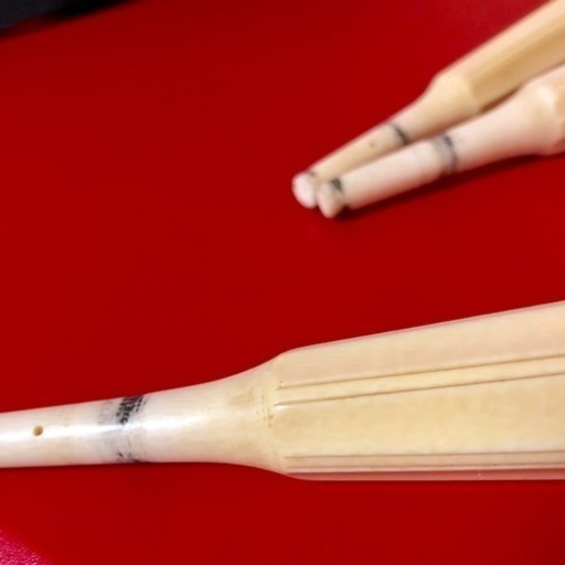 津軽三味線用 高級糸巻き 津軽三味線！トチ入り紅木！高級糸巻き！