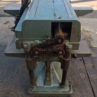 【中古】HITACHI 小型自動かんな盤 P 100RA 日立工機 最大切削幅312mm 単相100V □木工機械□工具□