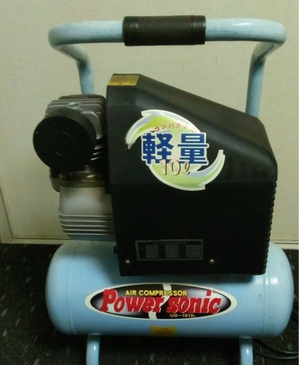 電動工具　レシプロ　エアーコンプレッサー　１馬力