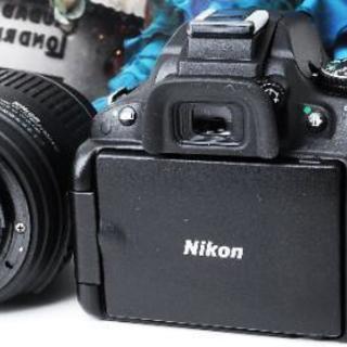 ★自撮り&Wi-fi転送★手ぶれ補正★1620万画素★ニコン Nikon D5100 ゆうパック代引き発送！送料、代引き手数料無料！