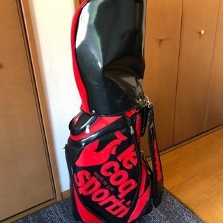 ルコック ゴルフ キャディ バック 美品 クラブ付