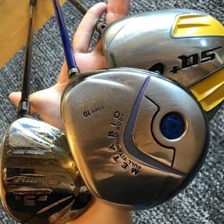 ルコック ゴルフ キャディ バック 美品 クラブ付