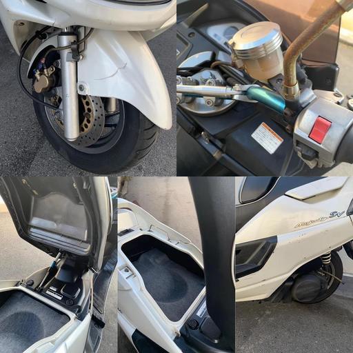 ♪ヤマハ　マジェスティＳＶ　SG01J　250ｃｃ　プチ改造車♪明るいヘッドライト♪実働/良質ＷＡＫＯＳ製品で清掃済み/配達可♪ ♪ヤマハ マジェスティSV SG01J 250cc 改造車/清掃済み/配達可