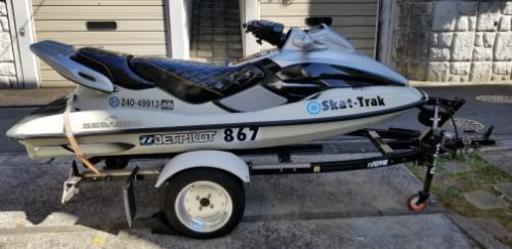 車検付きトレーラーセット！ＳＥＡＤＯＯ水上バイク！船検付き！エンジン1発始動！！