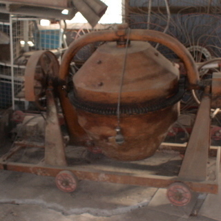 宮城県 コンクリートミキサー 生コンミキサー 200V 中古現状 現物確認OK