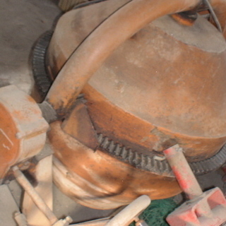 宮城県 コンクリートミキサー 生コンミキサー 200V 中古現状 現物確認OK