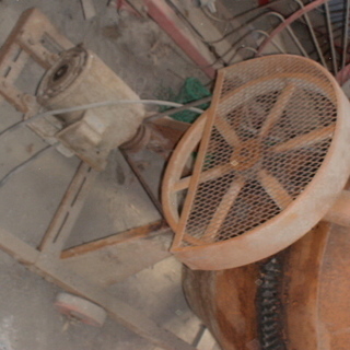 宮城県 コンクリートミキサー 生コンミキサー 200V 中古現状 現物確認OK