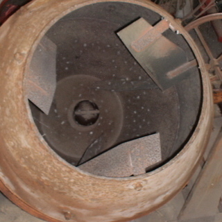 宮城県 コンクリートミキサー 生コンミキサー 200V 中古現状 現物確認OK