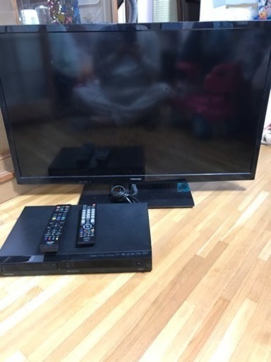 最終値下げ！今月中で売り切れなかったら削除します。レグザ40型テレビ\u0026レグザBlu-rayレコーダー\u00261TB外付ハードディスク