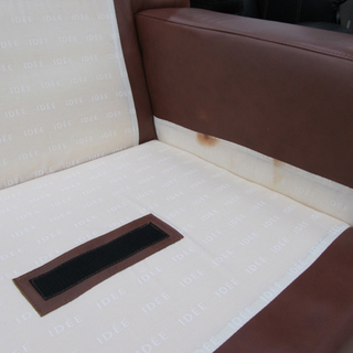 宮の沢店 IDEE 3人掛け 3シーター ソファ ブラウン レザー 幅1900mm