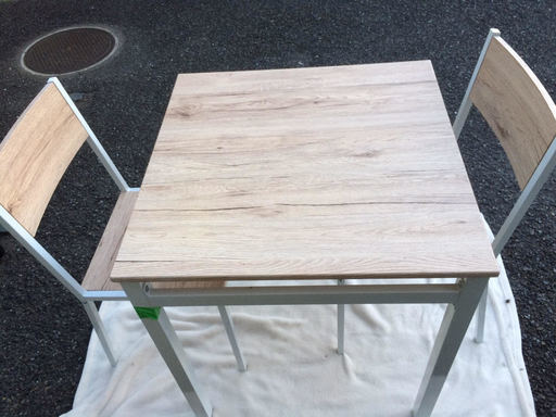 テーブル　椅子セット　70×70　　USED　調布市
