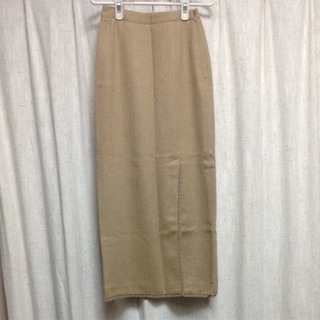 S(36)サイズ MICHEL KLEIN ロングスカート キャメル