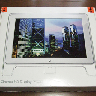 Apple CinemaHD Display 23(M8537J/A)お得セット Yahoo!オークション - Apple Cinema HD Display 23インチTFT