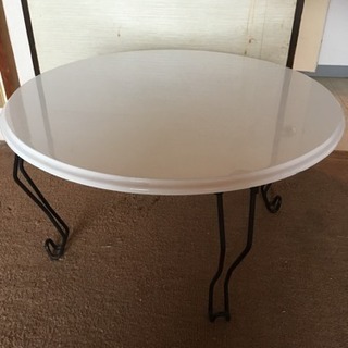 丸テーブル ホワイト