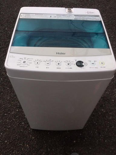 ハイアール　Haier　　JW-C45A 簡易乾燥機能付洗濯機　 2018年製　中古　調布市