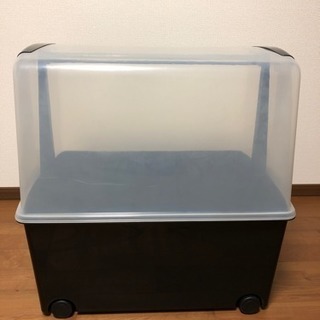 【ネット決済】ハンガー使用可 収納ボックス(値下げ)