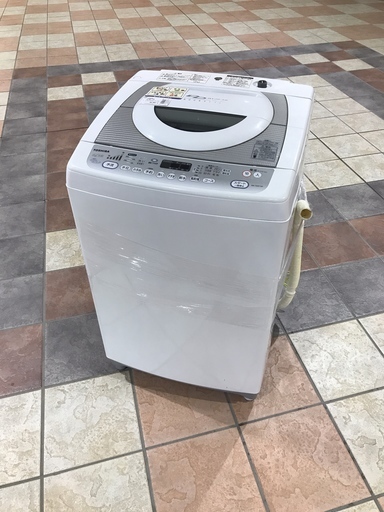 安心6ヶ月動作保証付！TOSHIBAの7kg洗濯機