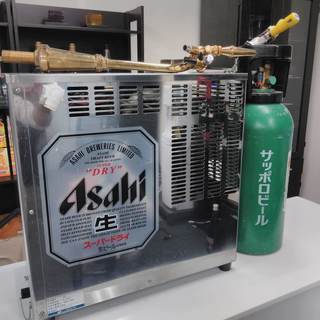 中古品です。】ビールサーバー。二酸化炭素 炭酸ボンベ 5kg とドラフト