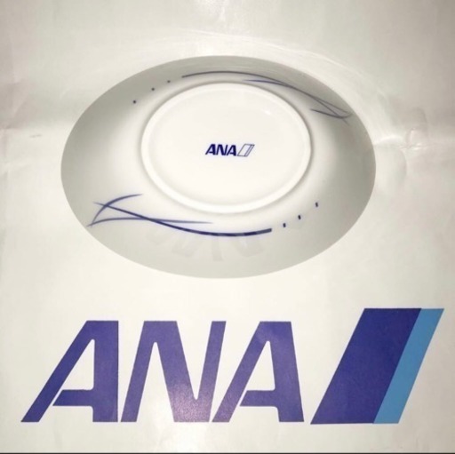 新品 ANA 全日空♪ビジネスクラス 機内食 食器 小鉢用 サラダ用 陶器 お皿 非売品