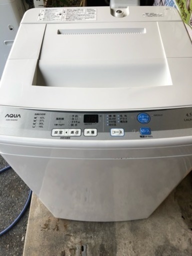 美品！2016年製  洗濯機  4.5kg