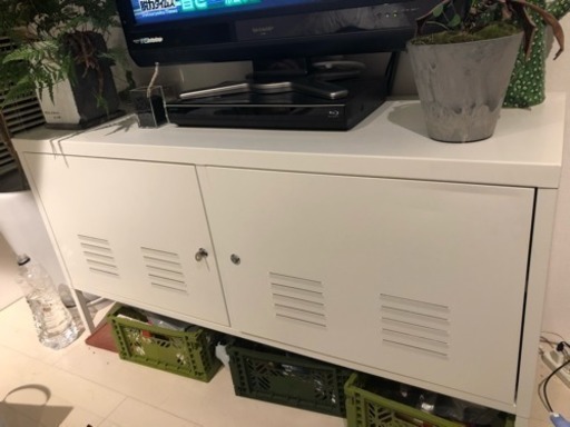 Ikea Ps キャビネット ホワイト 119x63 Cm Tsu 学芸大学の収納家具 テレビ台 の中古あげます 譲ります ジモティーで不用品の処分