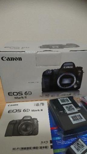 新品未使用のEOS 6D markⅡ ボディ