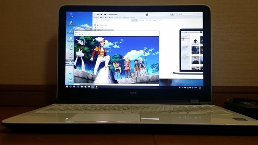 【美品】Windows10ブルートゥース、SSD搭載ノートパソコン 新品無線マウスプレゼント中 (15.6型 LaVie G タイプS GN14CU/T2)