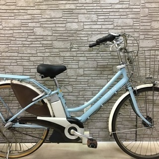 地域限定送料無料 ブリヂストン アシスタワゴン 三輪車 12,3AH 水色