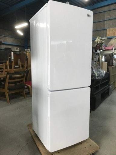 【中古美品】2017年製 ハイアール 冷凍冷蔵庫 JR-NF173A 173㍑ 側面キズ有り