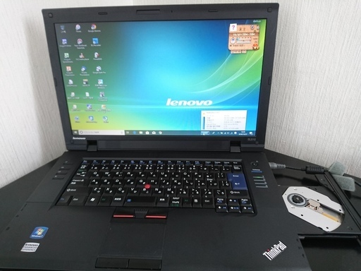 【取引中】　SSD搭載  バッテリー新品  lenovo　ThinkPad　Win10　15インチ