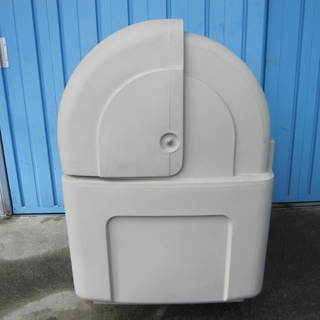 リッチェル 大型ゴミ箱 ② キャスター付 屋外 集積保管用 ワイドペール ゴミステーション 集合住宅 ゴミ箱 屋外 大容量 分別 キャリングカートＮ 550 150φ キャスター付き