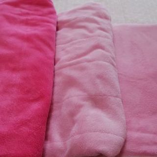 毛布１枚、敷きパット２枚