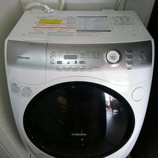 TOSHIBA ドラム式電気洗濯乾燥機 ZABOON 9kg