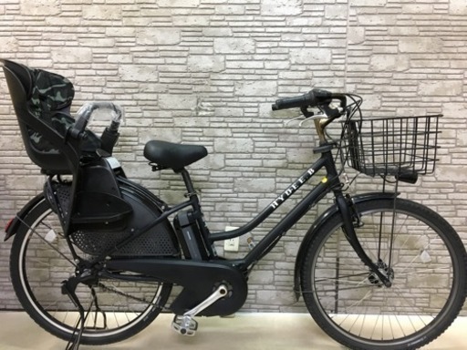 東京23区配達無料  新基準  BS ブリジストン HYDEE-B  6Ah リチウム 電動自転車 チャイルドシート新品付き