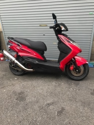 国産シグナス！タイヤ前後新品