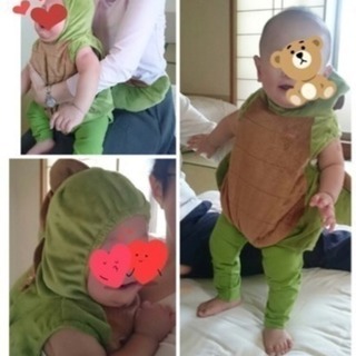 70㎝［お古］めっちゃ可愛い！！赤ちゃん コスプレ 恐竜！